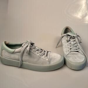 Light Blue Vince Gabi Lace-Up Sneakers
